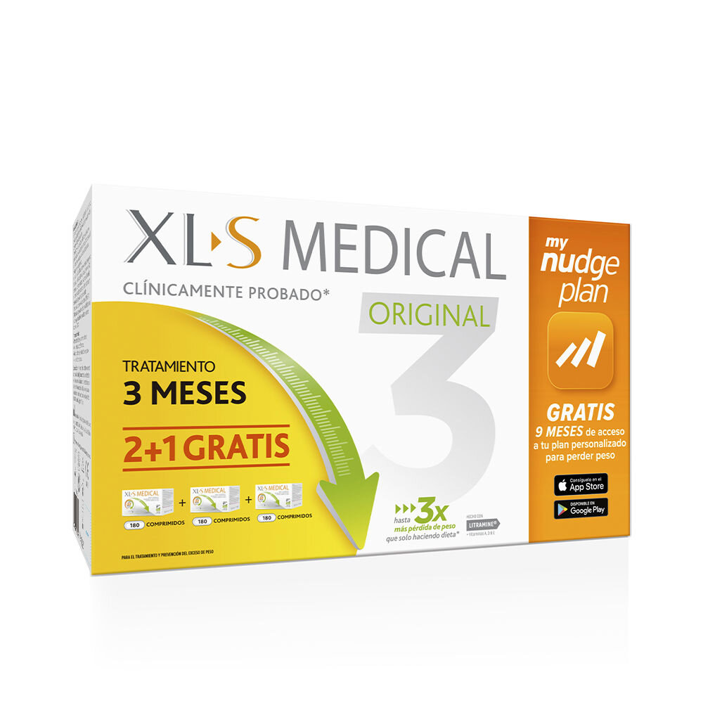 XLS MEDICAL XLS MEDICAL ORIGINAL nudge 3 x 180 comprimidos