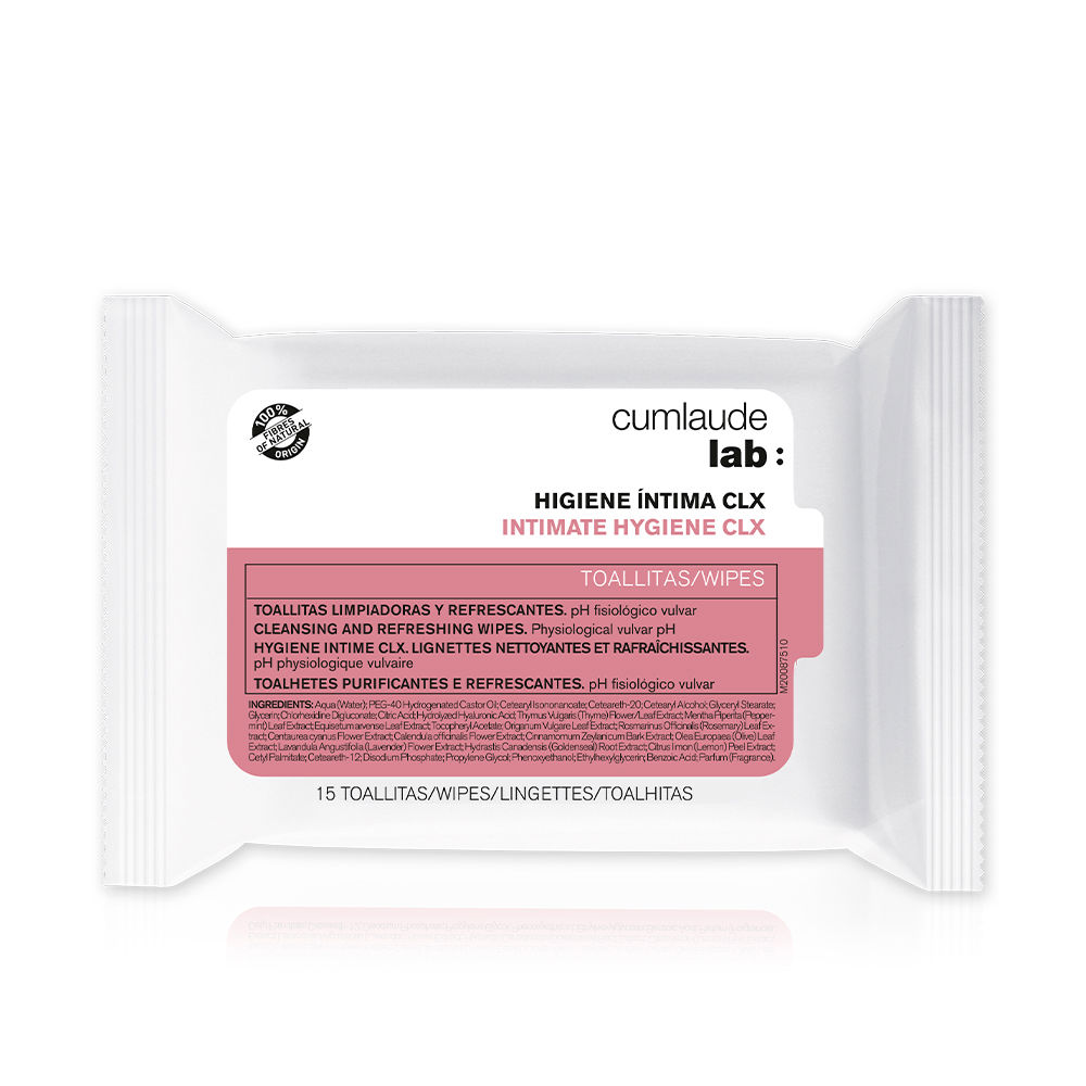 CUMLAUDE LAB INTIMATE HYGIENE CLX wipes 15 u