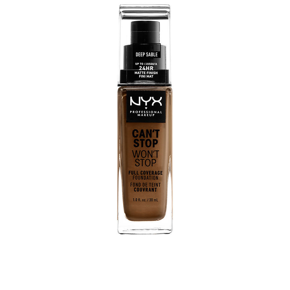173939.jpg NYX PROFESSIONAL MAKE UP CAN'T STOP WON'T STOP full coverage foundation #deep sable 30 ml - Image 1