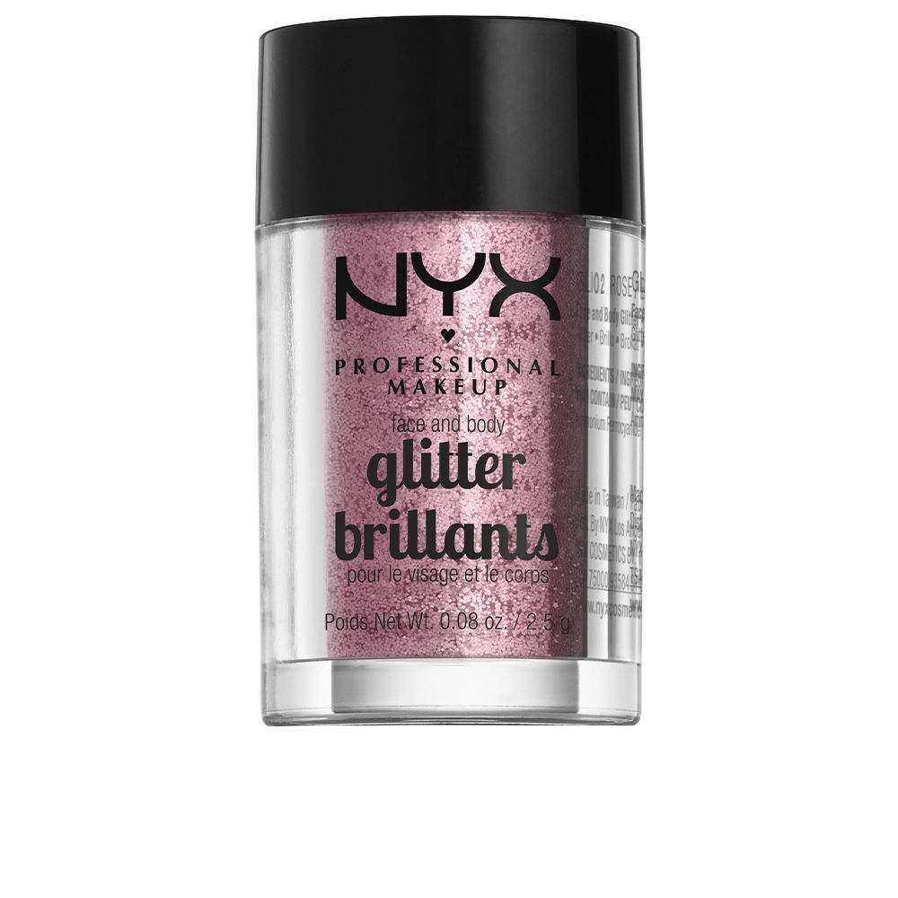 NYX PROFESSIONAL MAKE UP GLITTER BRILLANTS face and body #rose 2,5 gr