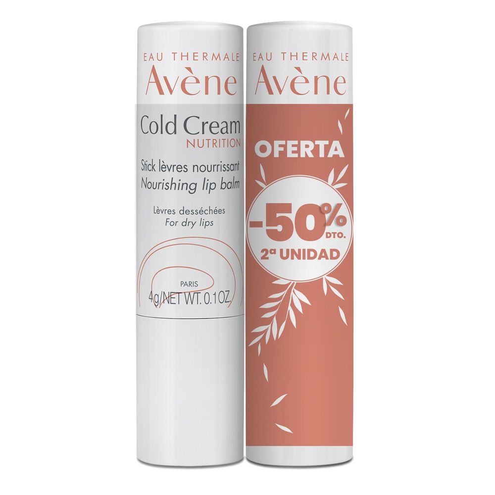 AVENE COLD CREAM nourishing lip stick 2 x 4 gr