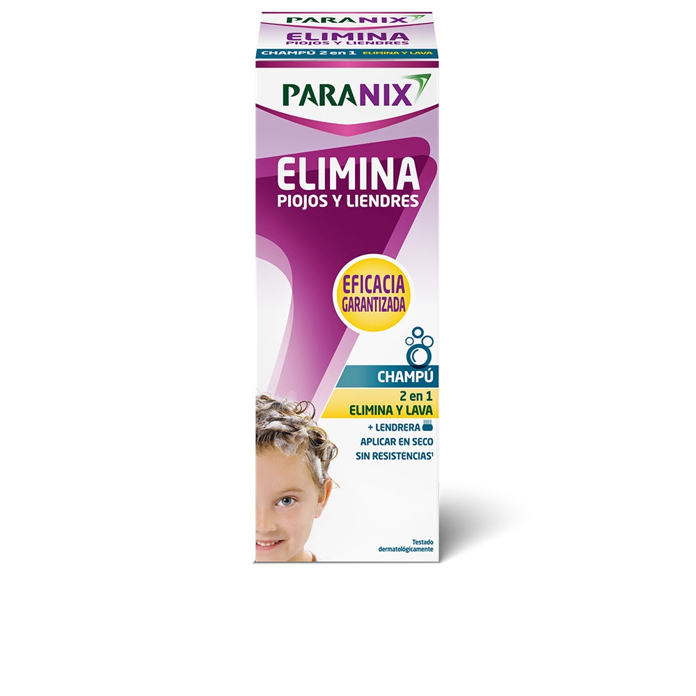 PARANIX ELIMINATES LICE AND NITS LOT 2 pcs 2 σε 1 σαμπουάν 200 ml + lendrera