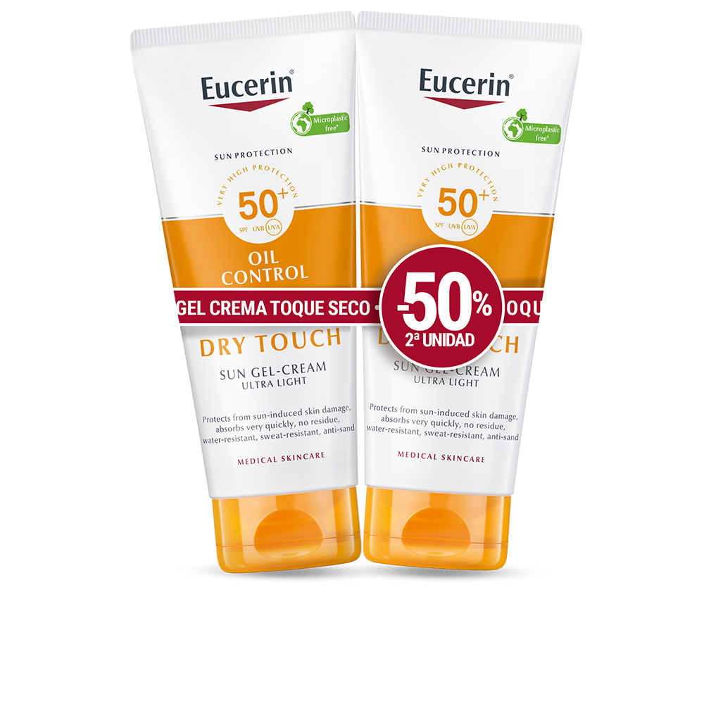 Αντηλιακό Τζελ Eucerin Sensitive Protect 50 ml x 2 Κρεμ Στεγνό Spf 50