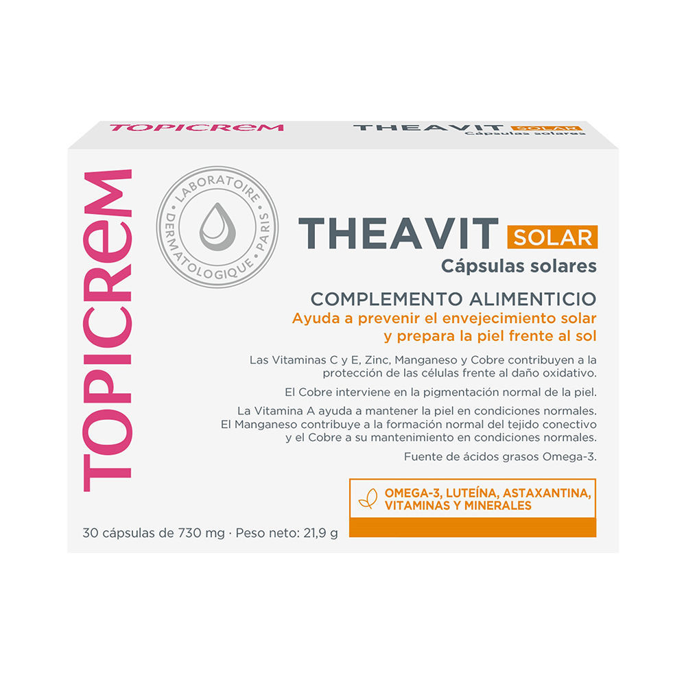 182970.jpg TOPICREM AH THEAVIT solar 30 capsules - Image 1