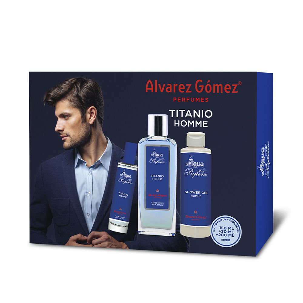 Σετ Ανδρικό Άρωμα Alvarez Gomez Titanio Homme 3 Τεμάχια