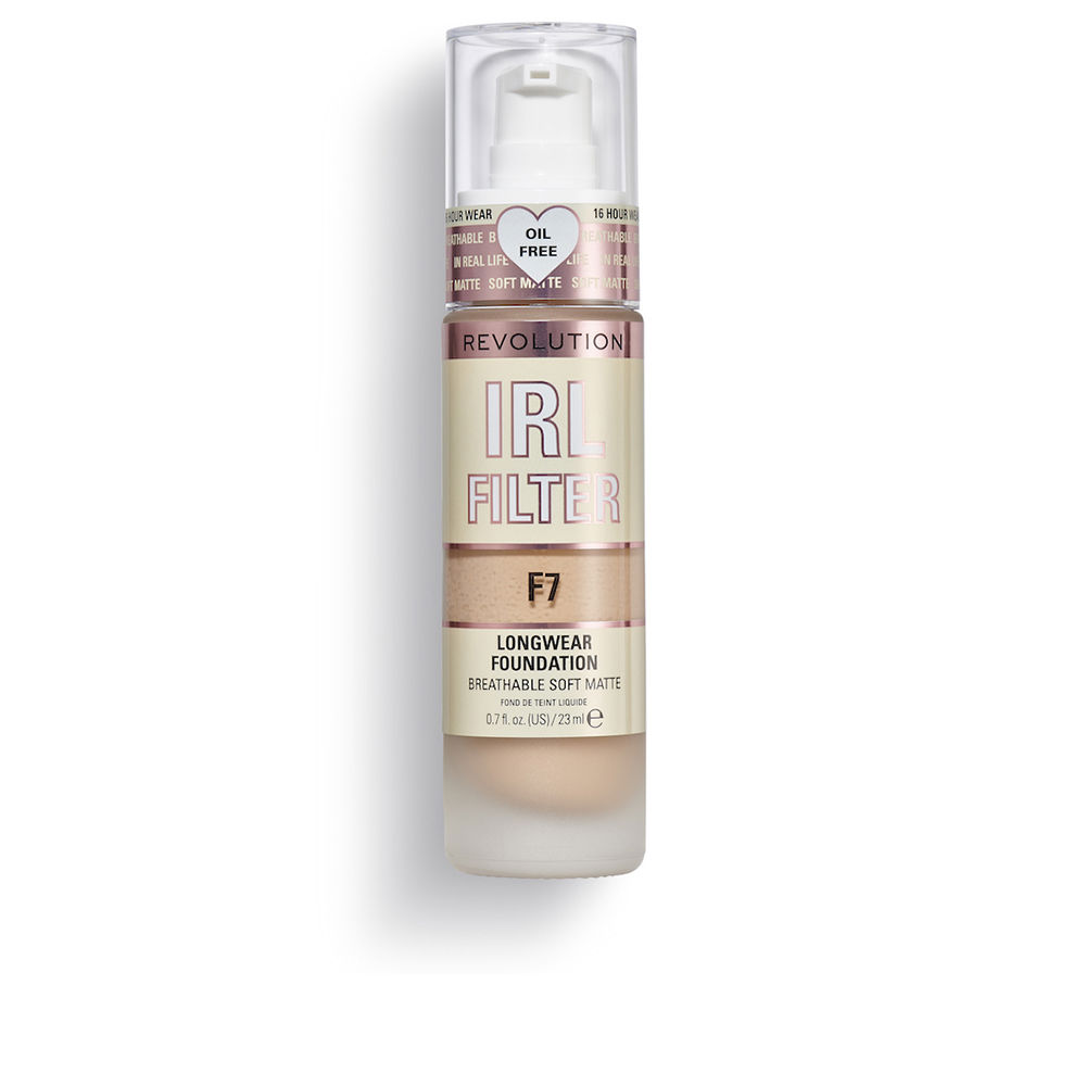 REVOLUTION MAKE UP IRL FILTER longwear foundation #F7 23ml