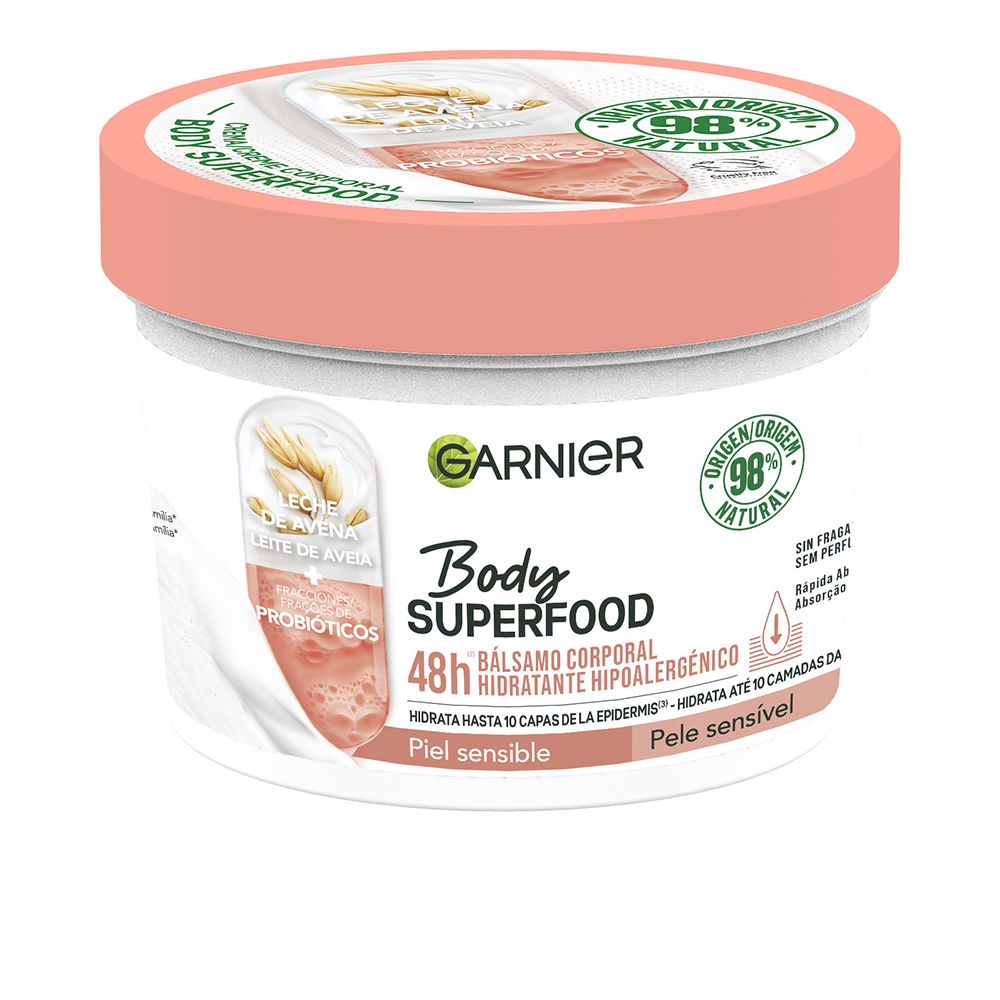 GARNIER BODY SUPERFOOD hypoallergenic moisturizing body balm 380 ml