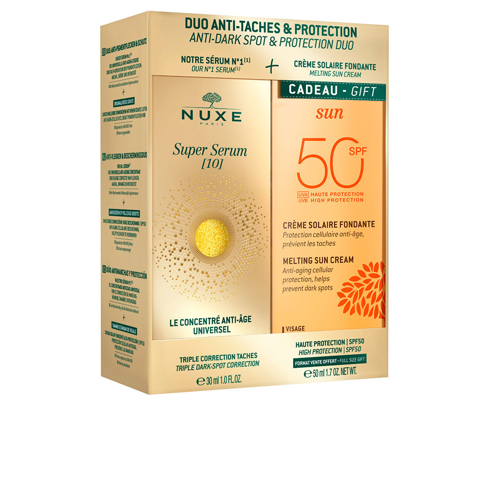 NUXE SUPER SERUM “10” 30 ML + SUN CREAM SPF50 50 ML PACK 2 pcs