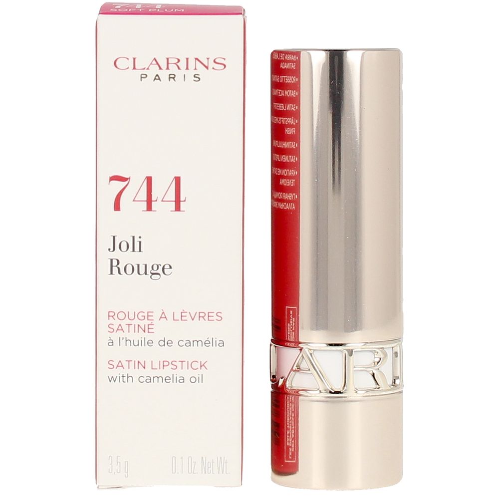 CLARINS JOLI ROUGE #744-soft plum 3.5 gr