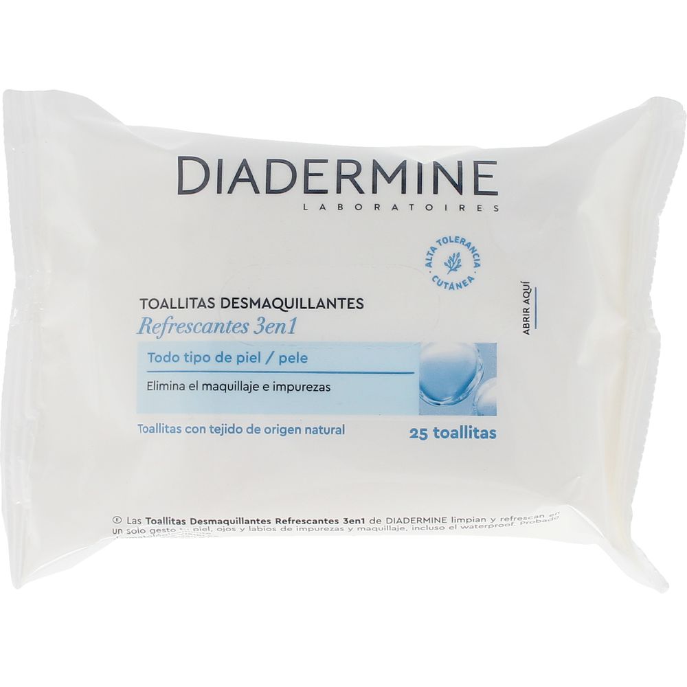 DIADERMINE MAKE-UP REMOVER WIPES for normal-combination skin 25 u