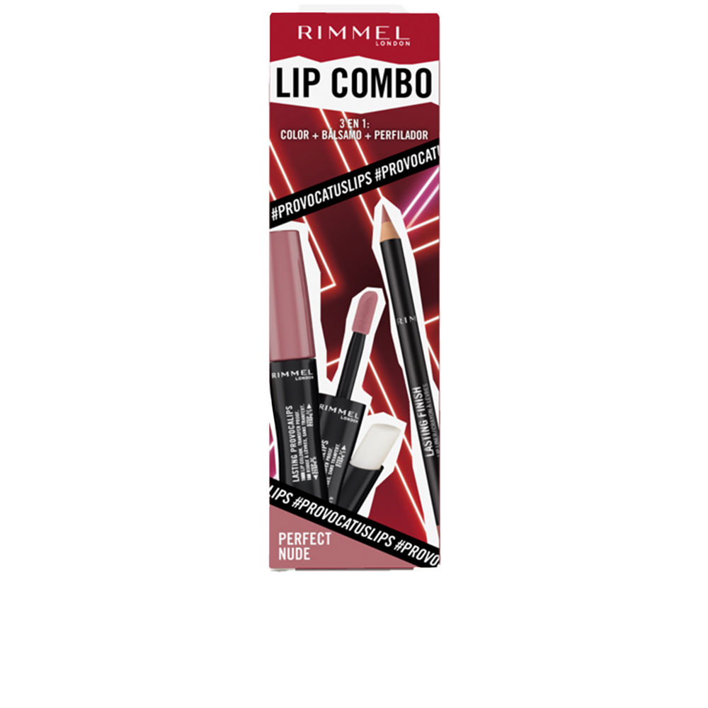 RIMMEL LONDON LIP COMBO PERFECT NUDE LOT 2 pcs