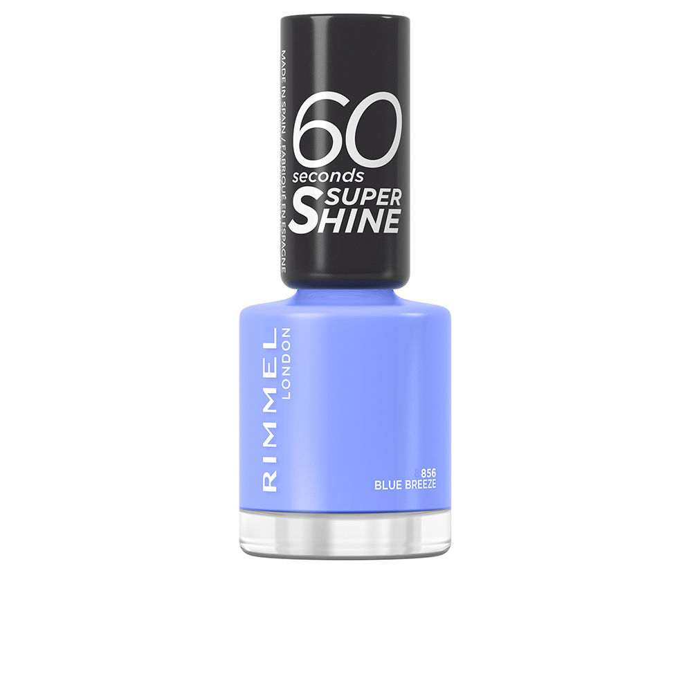 RIMMEL LONDON 60 SECONDS SUPER SHINE nail polish #856-blue breeze 8 ml