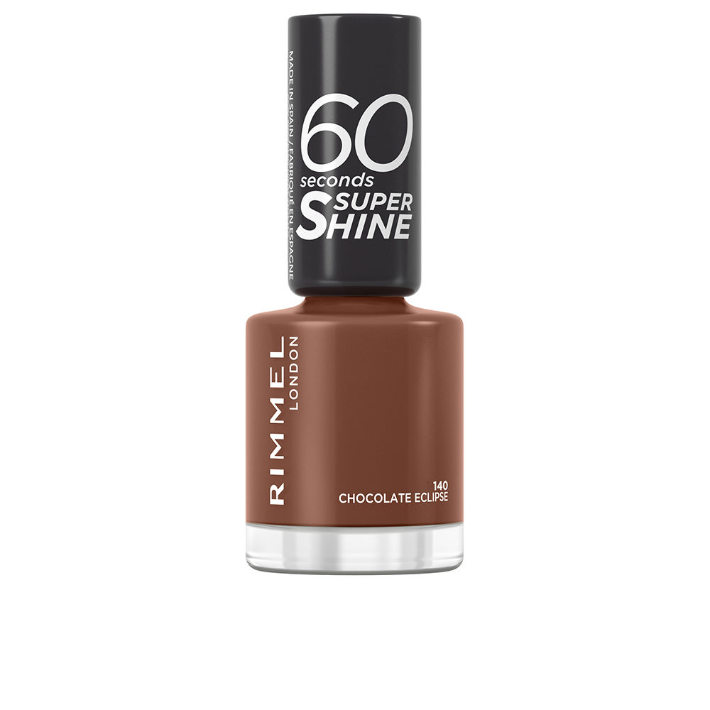 RIMMEL LONDON 60 SECONDS SUPER SHINE nail polish #140-chocolate eclipse 8 ml