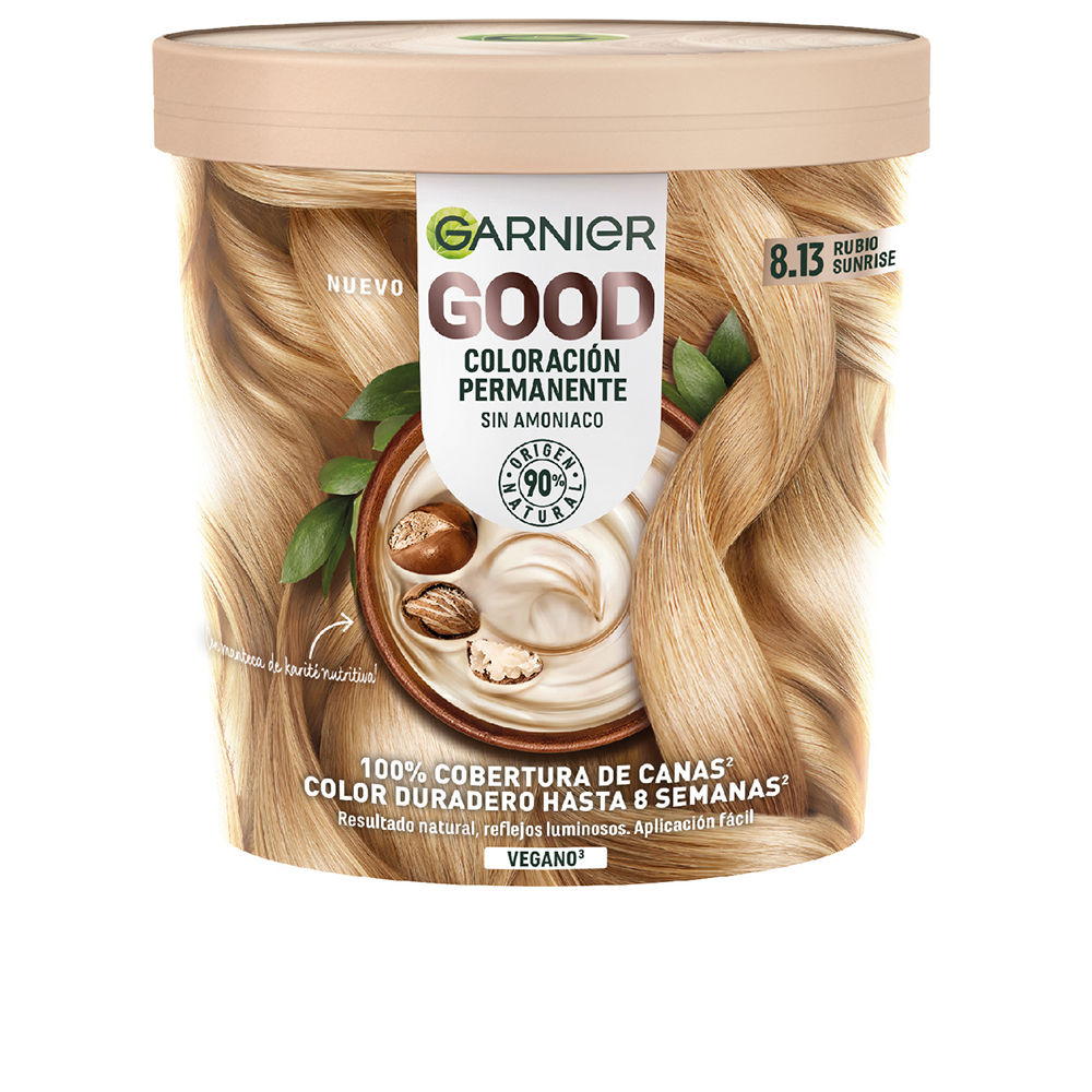 GARNIER GOOD coloración permanente #8.13-rubio 217 ml