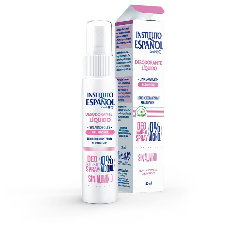INSTITUTO ESPAÑOL SENSITIVE SKIN liquid deodorant spray 50 ml