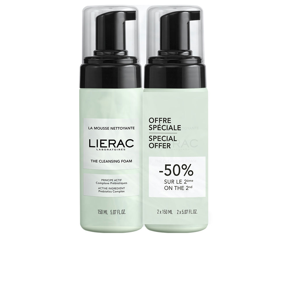 LIERAC MAKEUP REMOVER cleansing foam pack 2 x 150 ml