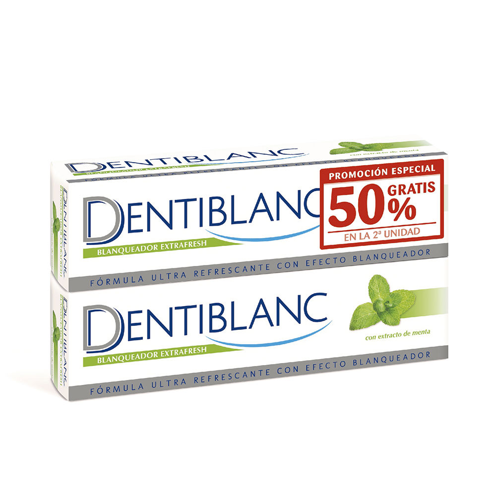 DENTIBLANC DENTIBLANC EXTRAFRESH WHITENING with mint extract pack 2 x 100 ml