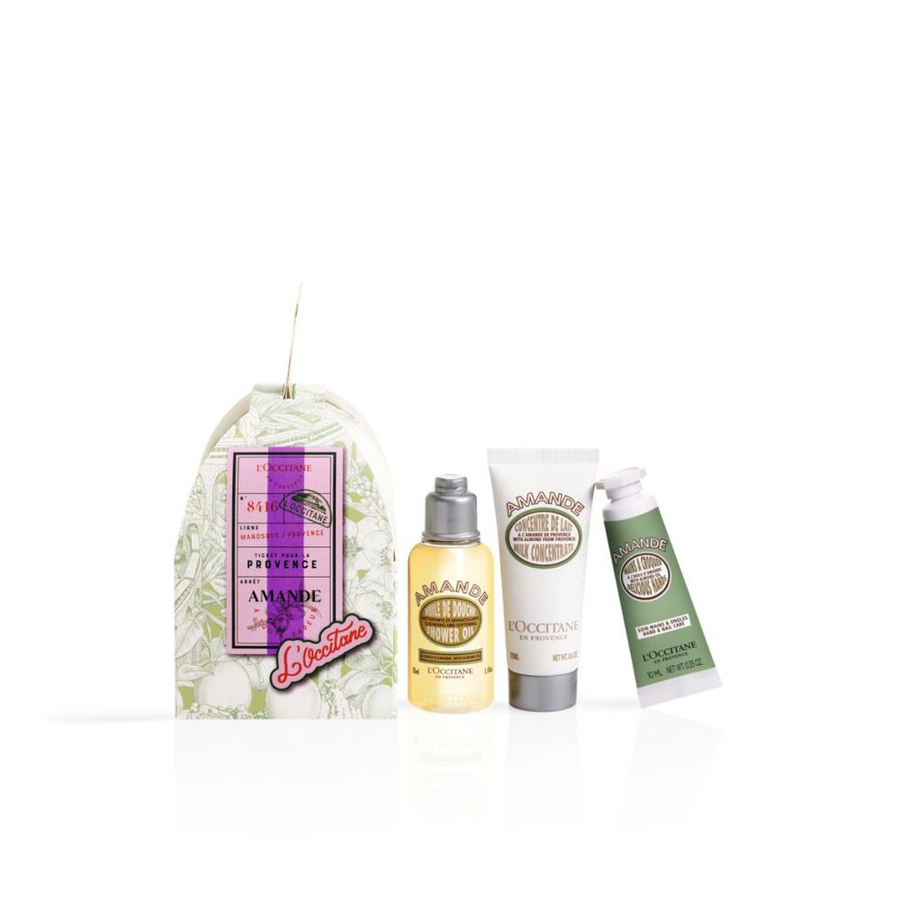 L'OCCITANE EN PROVENCE ALMOND CASE 3 pcs