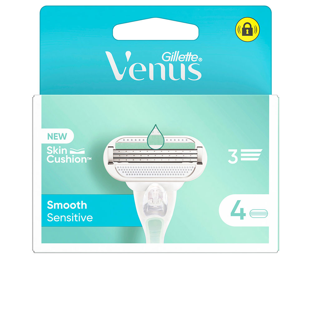 GILLETTE VENUS SMOOTH SENSITIVE charger 4 refills