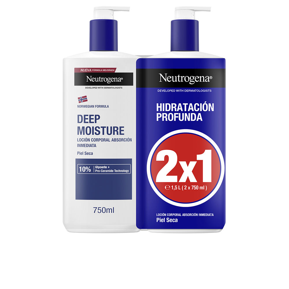 NEUTROGENA DEEP HYDRATION dry skin lotion pack 2 x 750 ml