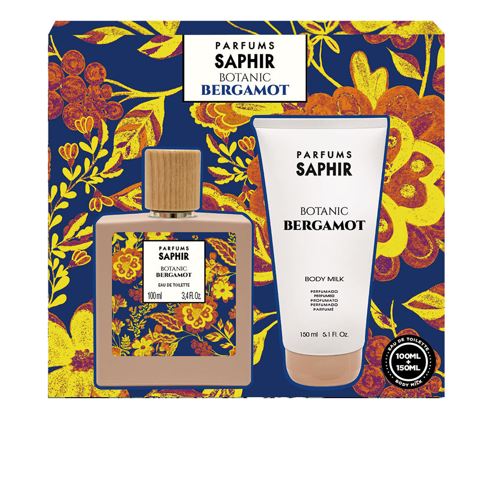 PARFUMS SAPHIR BOTANIC BERGAMOT CASE 2 pcs