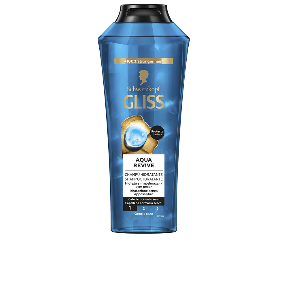 SCHWARZKOPF MASS MARKET GLISS AQUA REVIVE moisturizing shampoo 400 ml