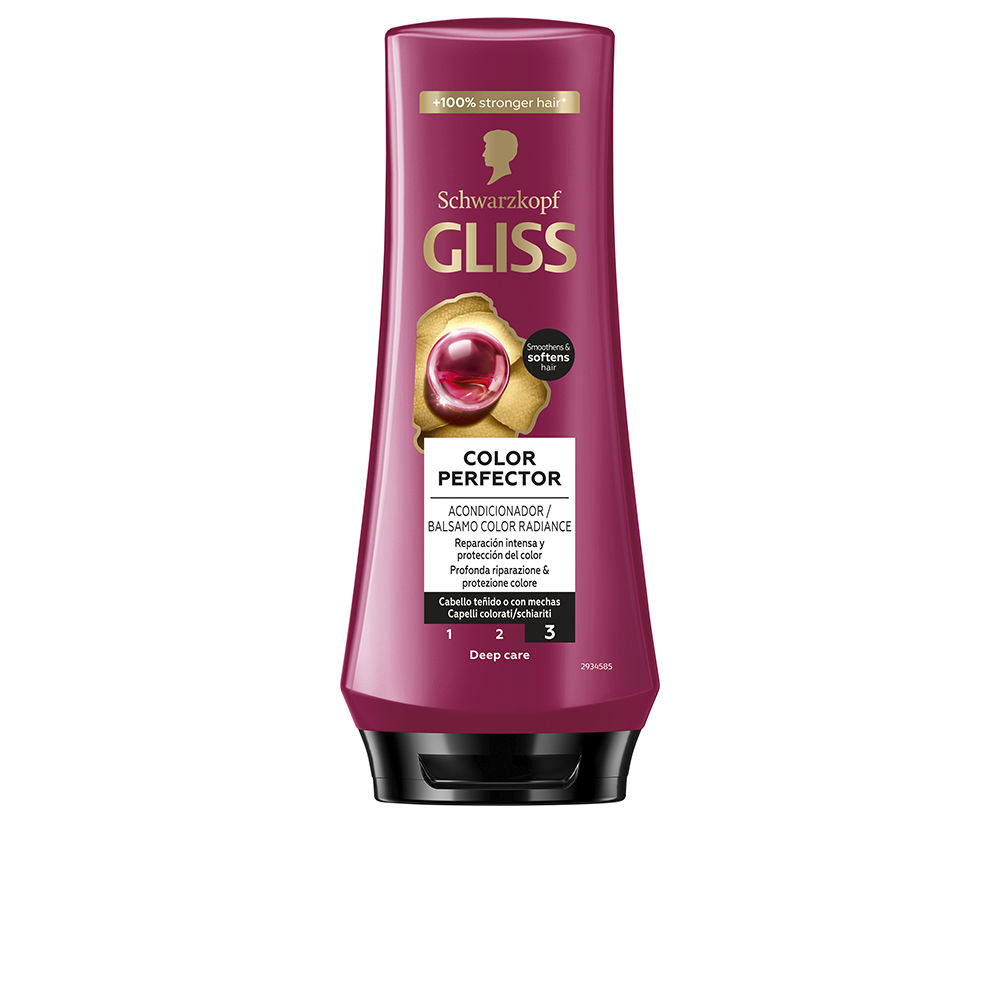 SCHWARZKOPF MASS MARKET GLISS COLOR PERFECTOR conditioner 200 ml