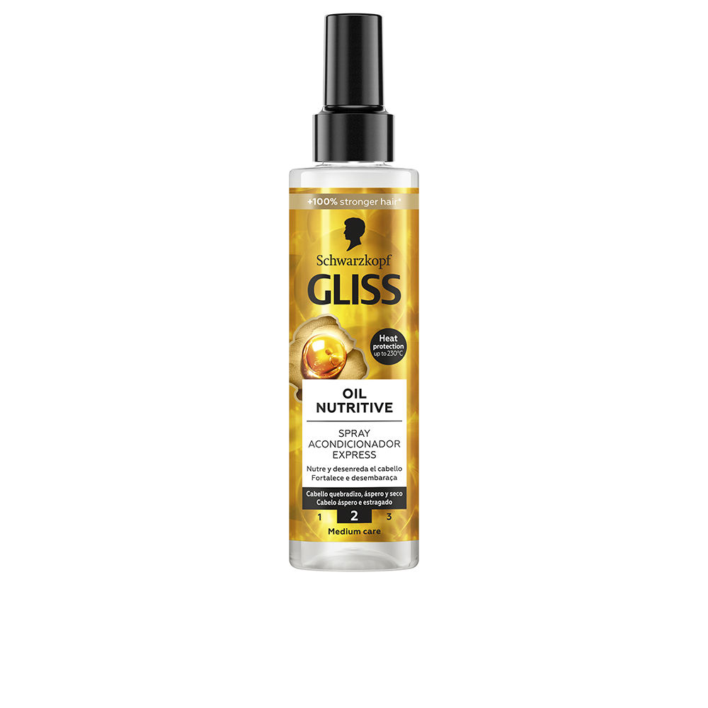 SCHWARZKOPF MASS MARKET GLISS OIL NUTRITIVE conditioner spray 200 ml