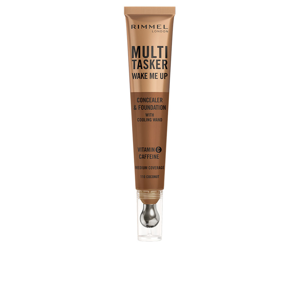 RIMMEL LONDON MULTITASKER WAKE ME UP concealer and foundation #Warm Coconut 20 ml