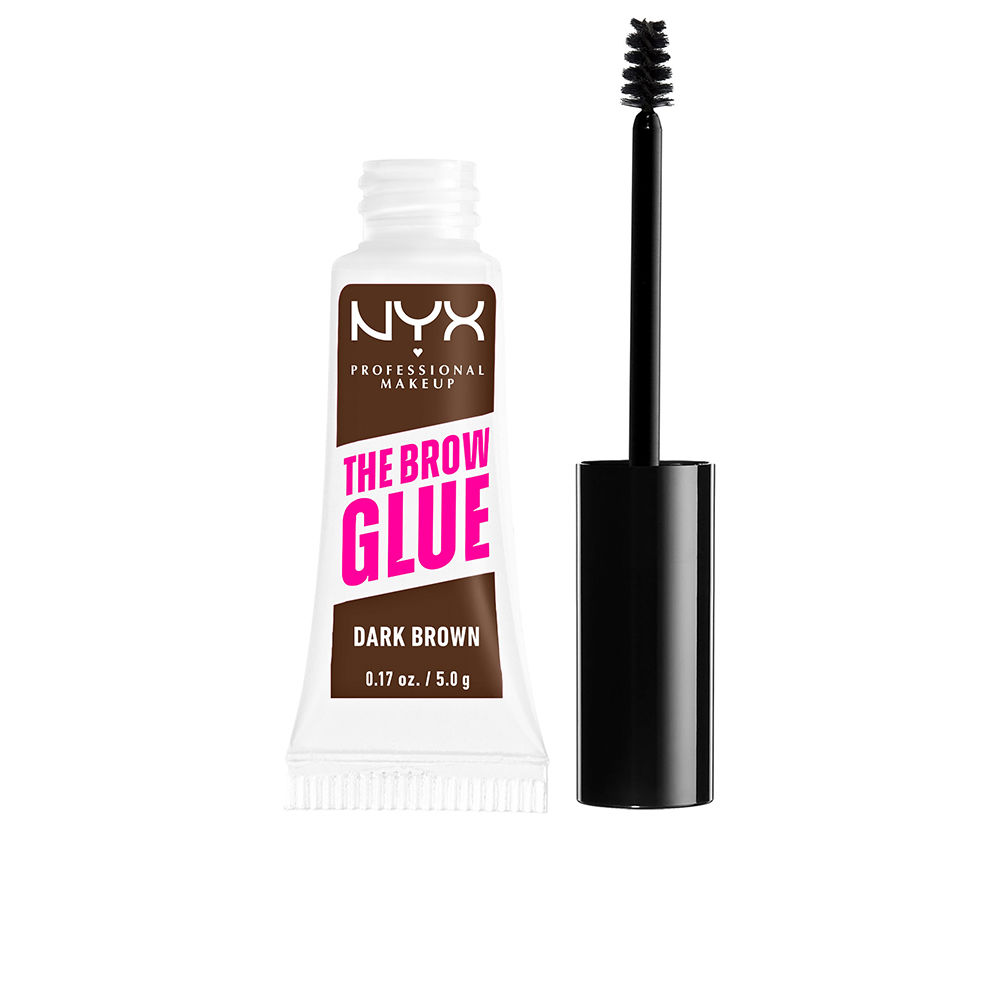 NYX PROFESSIONAL MAKE UP THE BROW GLUE eyebrow gel #dark brown 5 gr