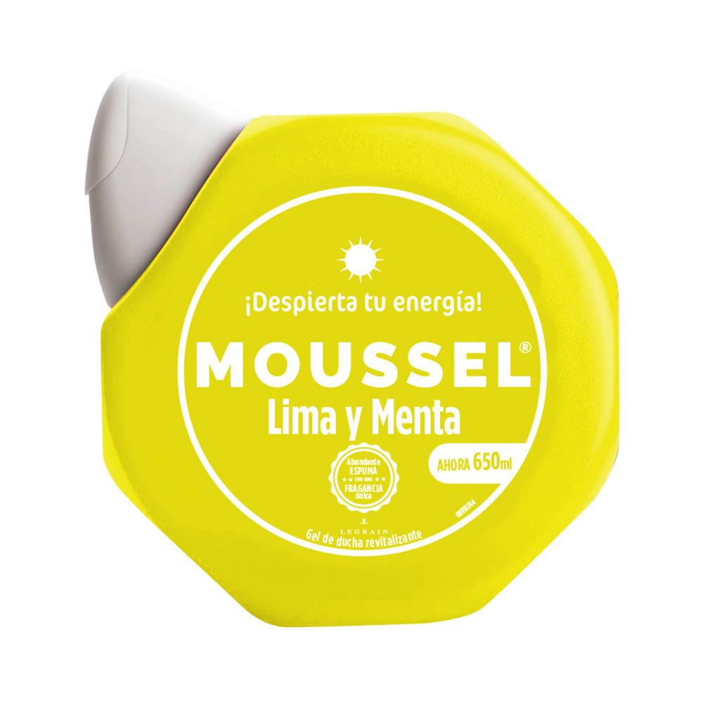 MOUSSEL LIME AND MINT MOUSSEL revitalizing shower gel 650 ml