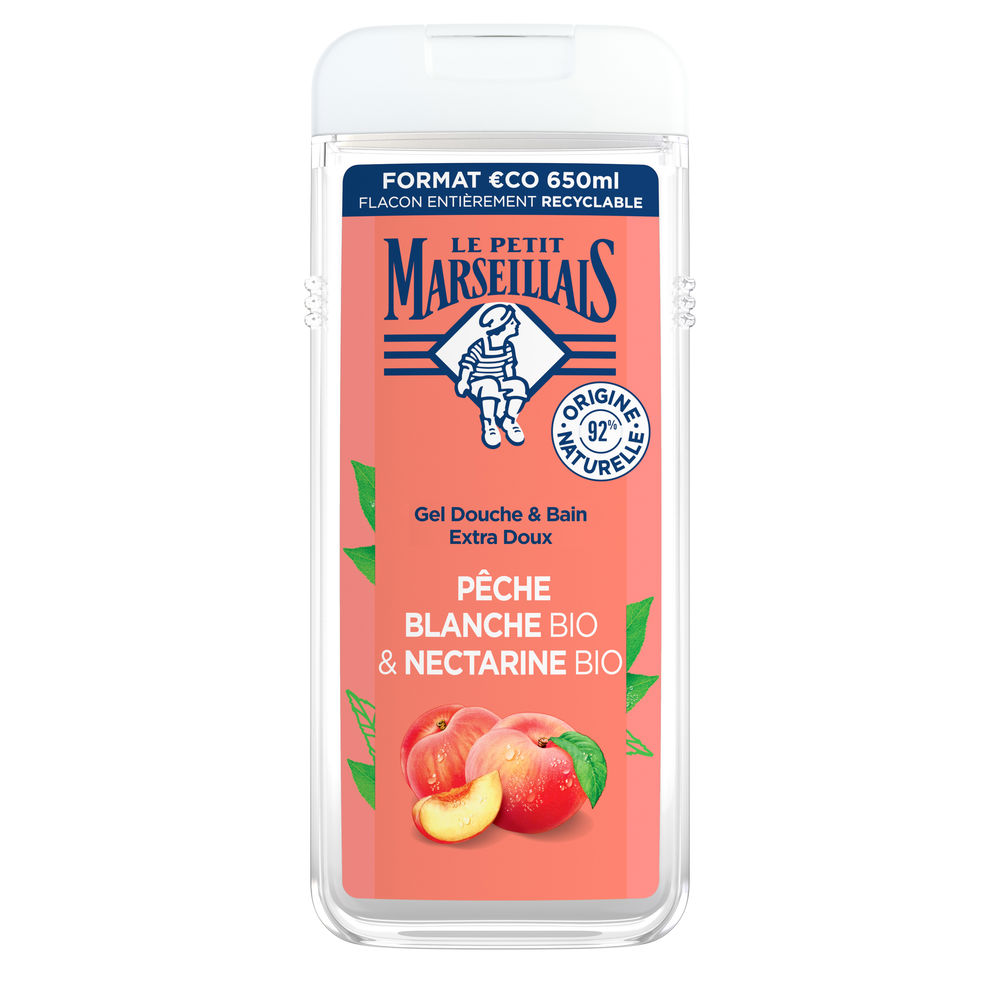 LE PETIT MARSEILLAIS LE PETIT MARSEILLAIS peach and nectarine bath gel 650 ml