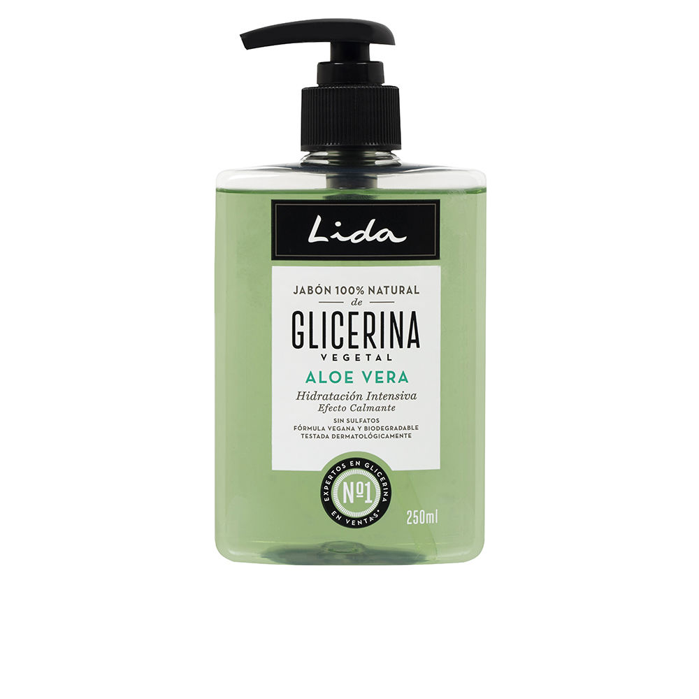 LIDA 100% NATURAL glycerin and aloe vera hand soap 250 ml