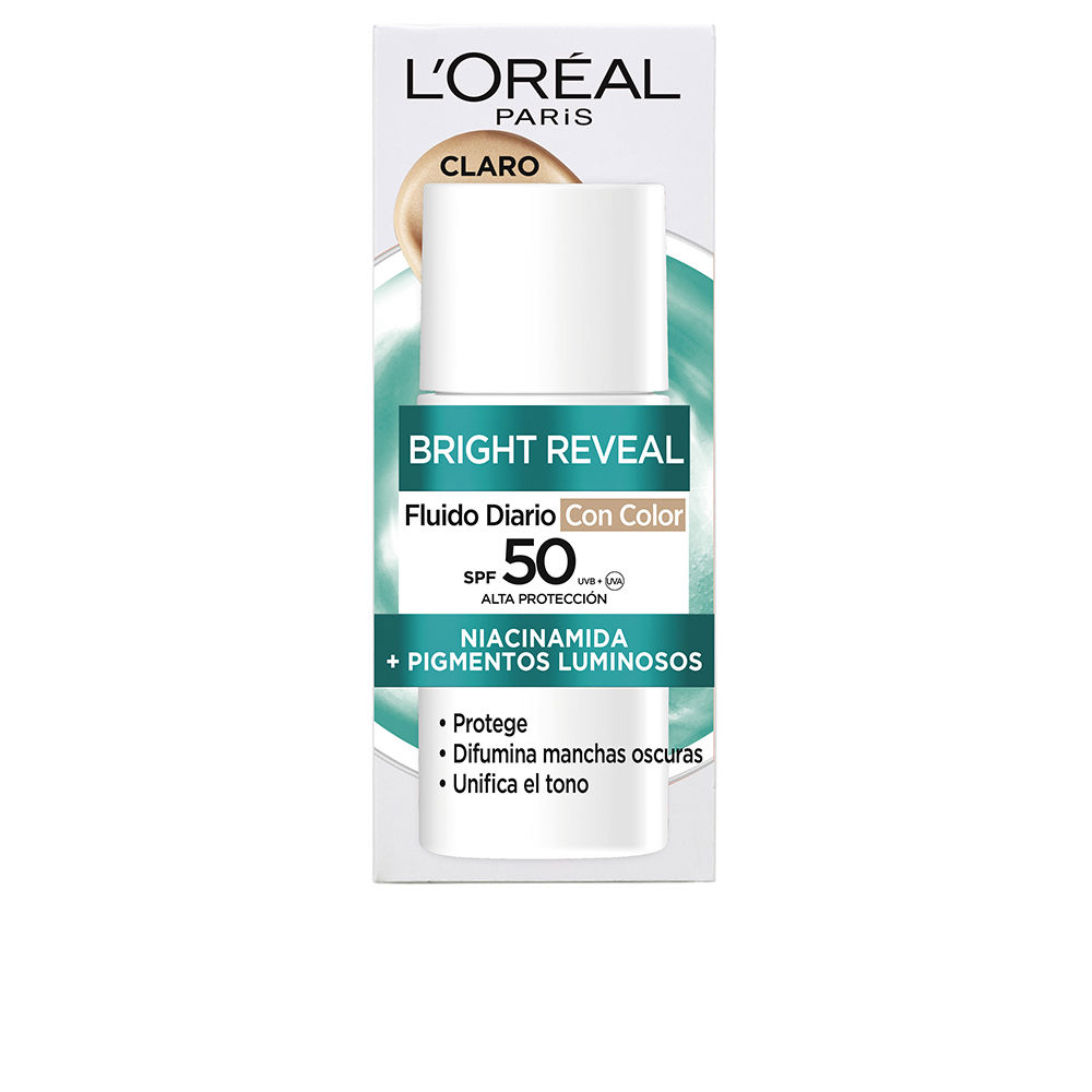 L'ORÉAL PARIS BRIGHT REVEAL NIACINAMIDE daily fluid SPF50 #clear 50 ml