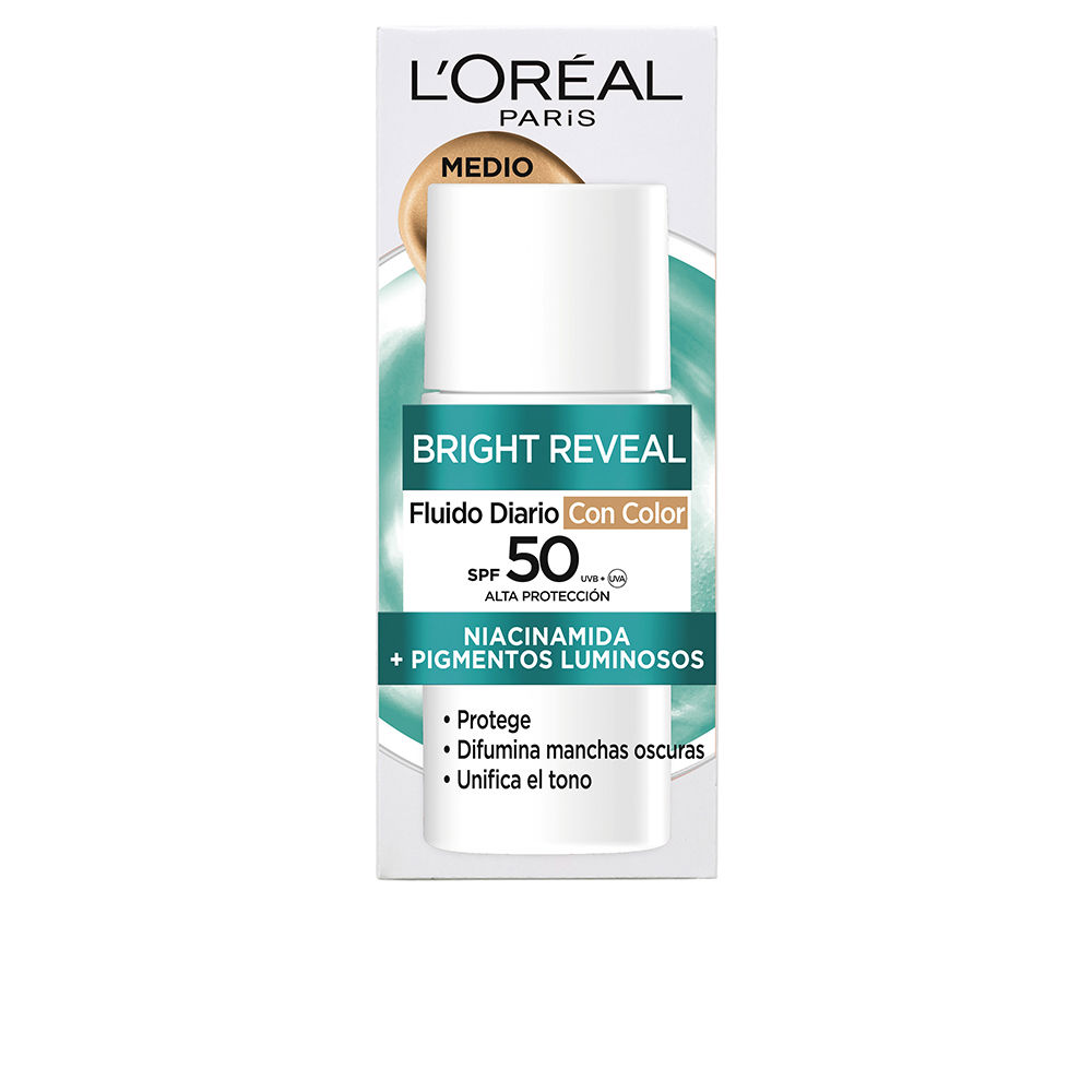 L'ORÉAL PARIS BRIGHT REVEAL NIACINAMIDE Daily Fluid SPF 50 #medium 50 ml