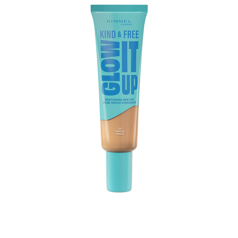 RIMMEL LONDON KIND & FREE GLOW IT UP liquid foundation #160-Vanilla 30 ml