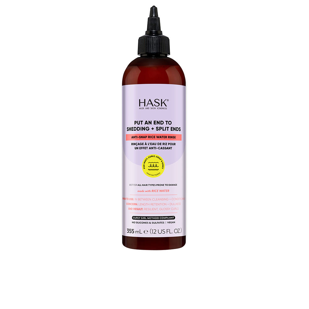 HASK TEXTURE anti-hair loss solution with rice water 355 ml