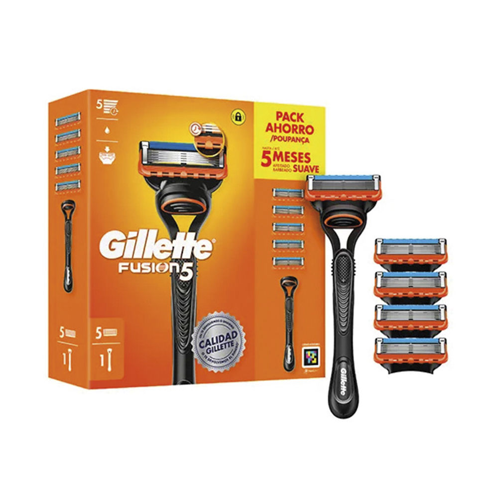 GILLETTE FUSION 5 machine + 5 spare parts