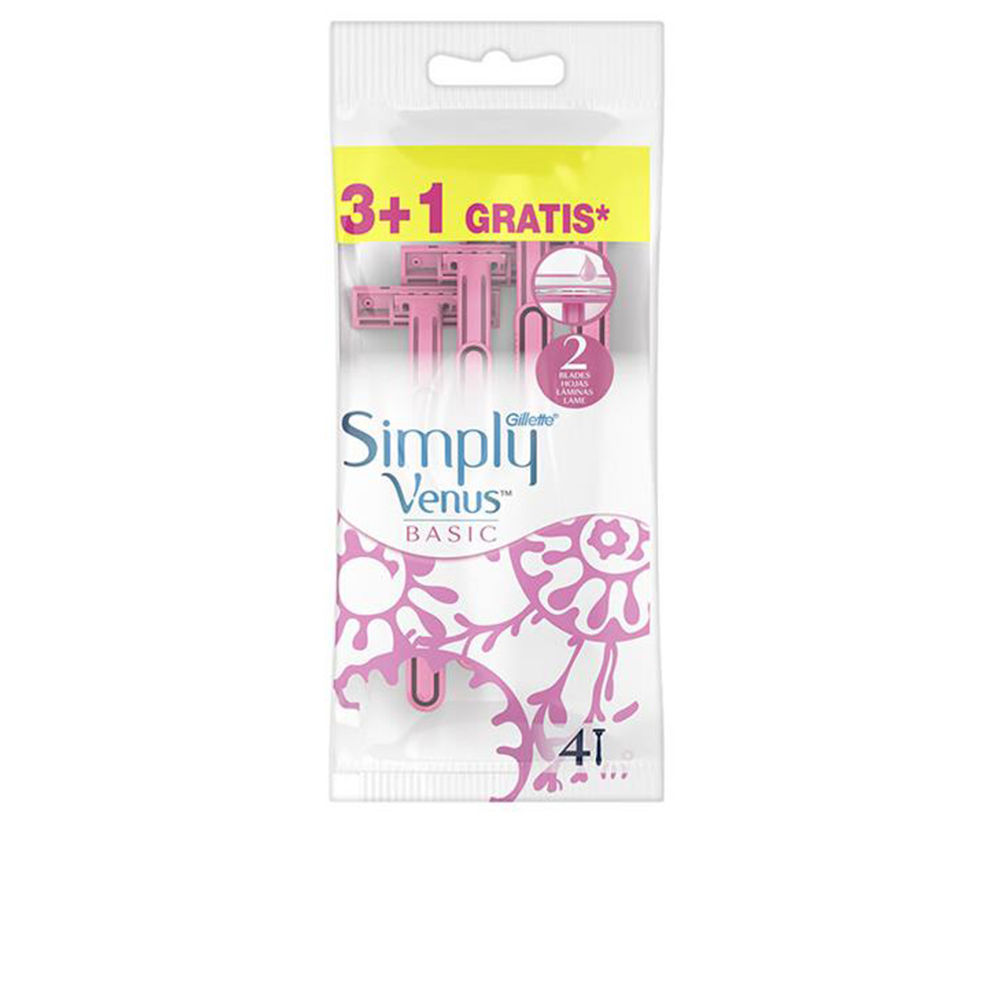 GILLETTE VENUS 2 SIMPLY BASIC disposable razor 4 units