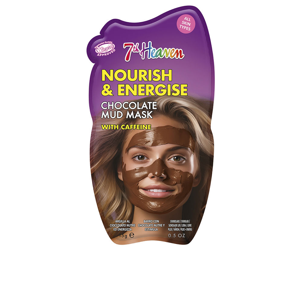 7TH HEAVEN NOURISH & ENERGISE chocolate mud mask with caffeine 15 gr