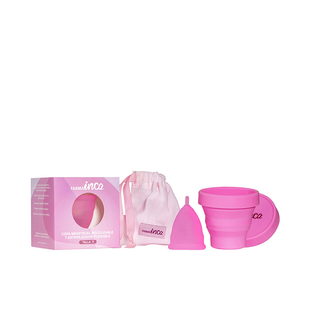 INCA MENSTRUAL CUP with sterilizer size S 1 unit