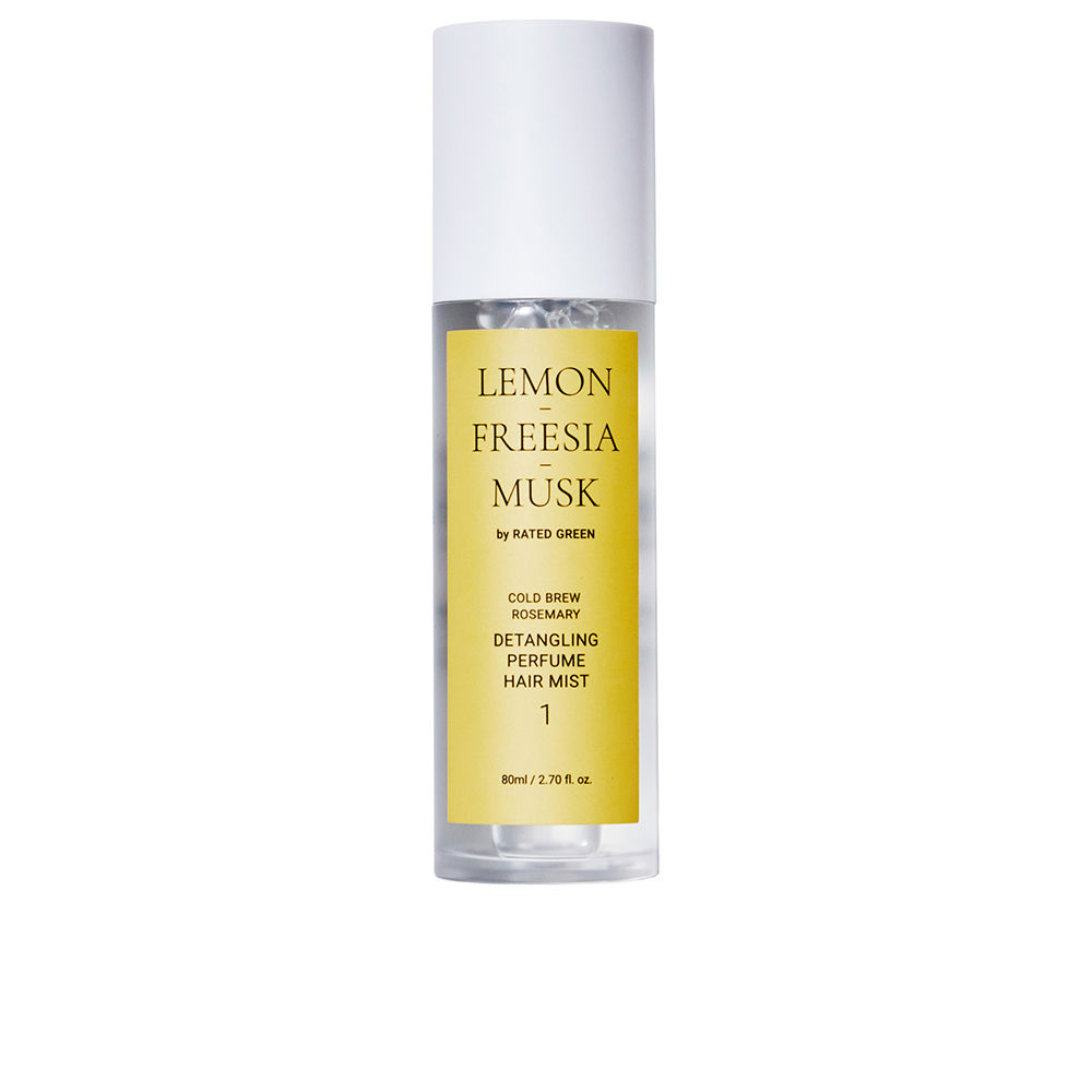 RATED GREEN LEMON FREESIA MUSK 01 detangling perfume hair mist 80 ml