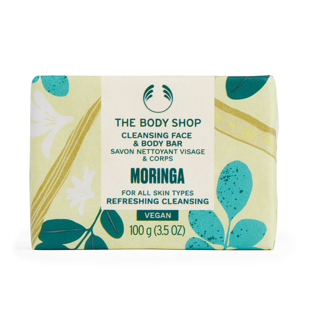 The Body Shop Cleansing Face & Body Bar Moringa   100 gr