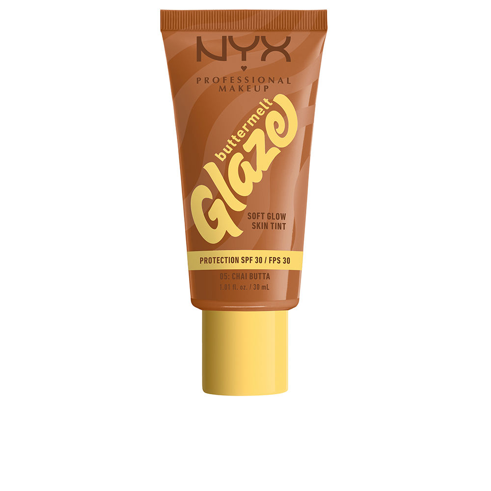 NYX PROFESSIONAL MAKE UP BUTTERMELT GLAZE sunscreen tint + SPF30 #05-Chai Butta 30 ml