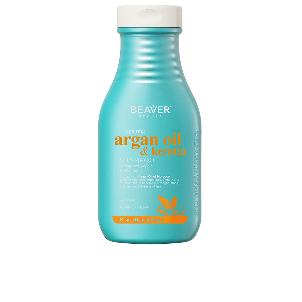 BEAVER  ARGAN OIL & KERATIN repairing shampoo 350 ml