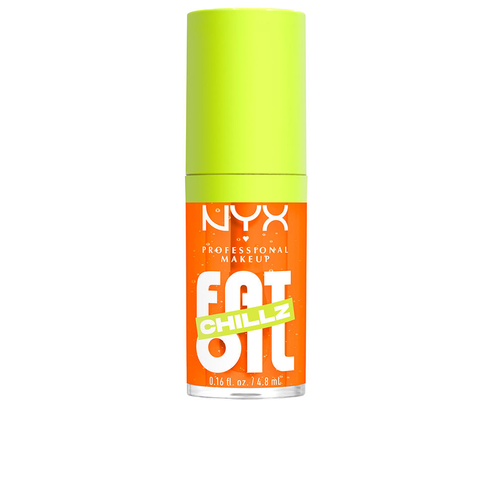 NYX PROFESSIONAL MAKE UP FAT OIL CHILLZ lip gloss #Citrus Chiller 4.8 ml