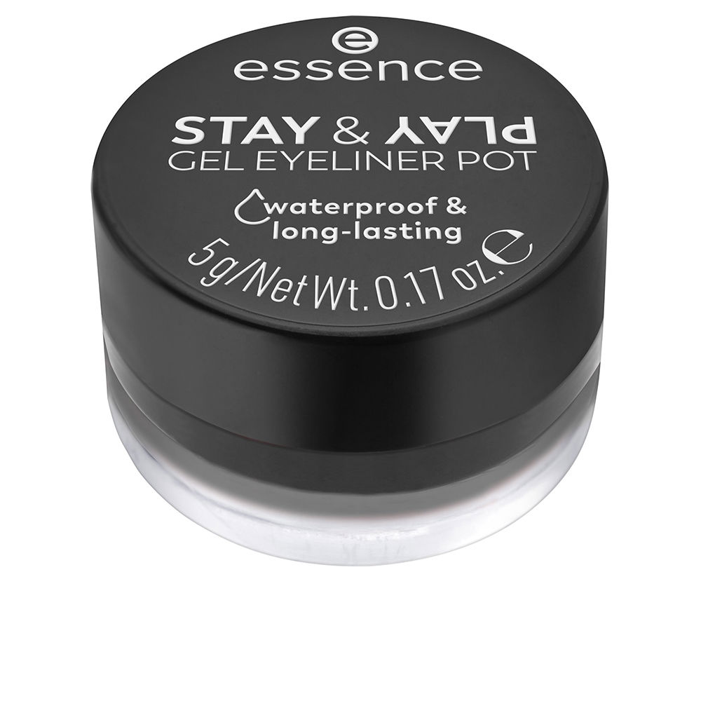 ESSENCE STAY & PLAY Gel Eyeliner Jar #01-Black 5g