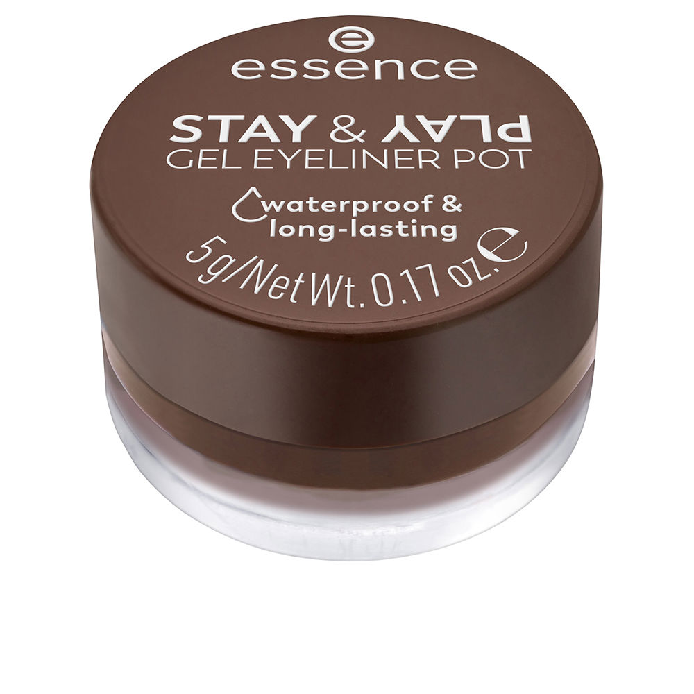 ESSENCE STAY & PLAY Gel Eyeliner Jar #02-Brown 5g