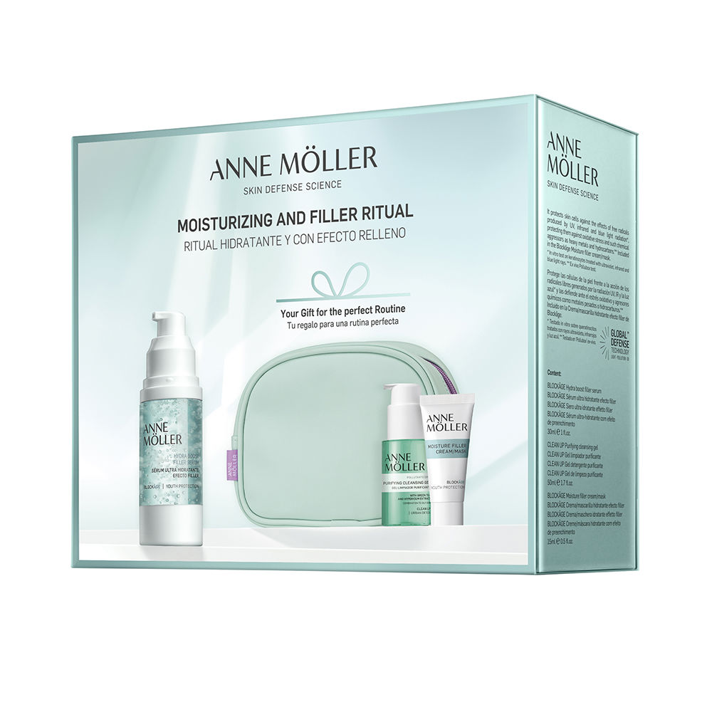ANNE MÖLLER BLOCKAGE RITUAL MOISTURIZING AND FILLING EFFECT SET OF 4 pcs