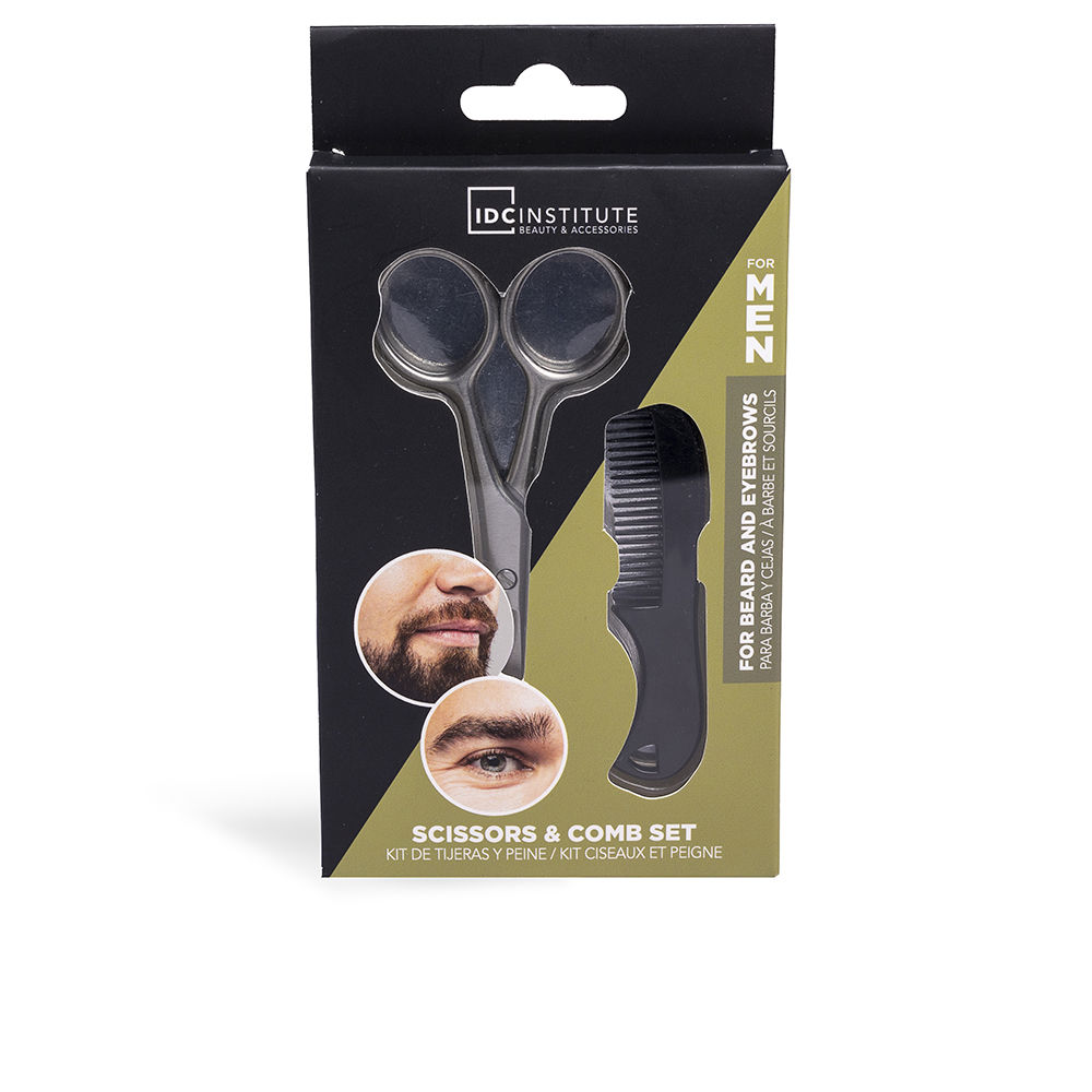 IDC INSTITUTE SCISSORS & COMB SET 2 pcs